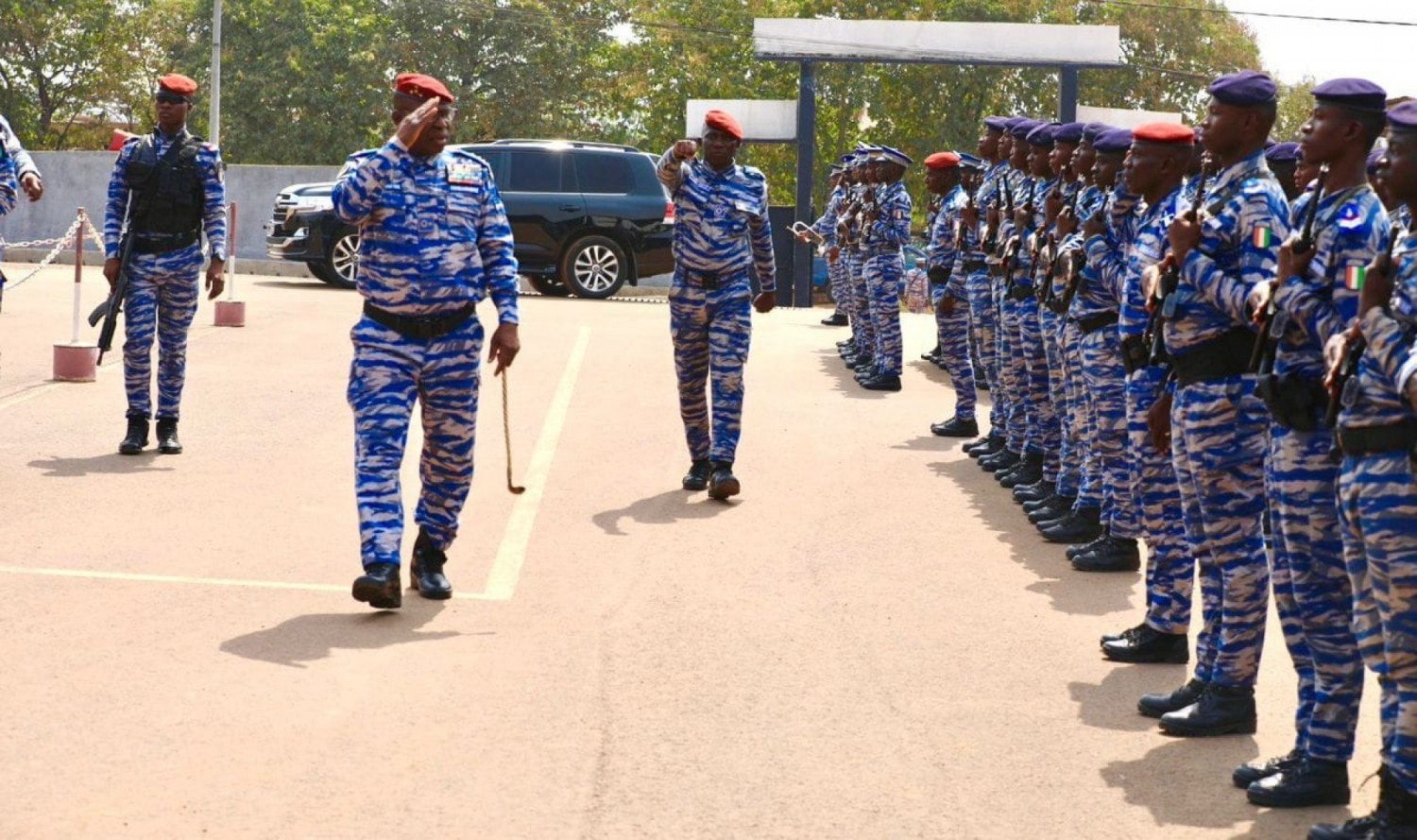 Côte d'Ivoire : Le Général Apalo exhorte   ses hommes à redoubler de vigilance en ces temps de fêtes