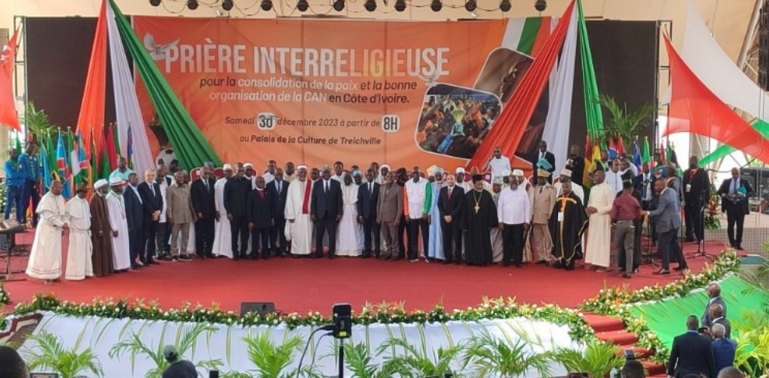 Côte d'Ivoire :  CAN 2023, les confessions religieuses élèvent la voix vers l'Eternel pour une compétition réussie avec au bout la victoire des Éléphants