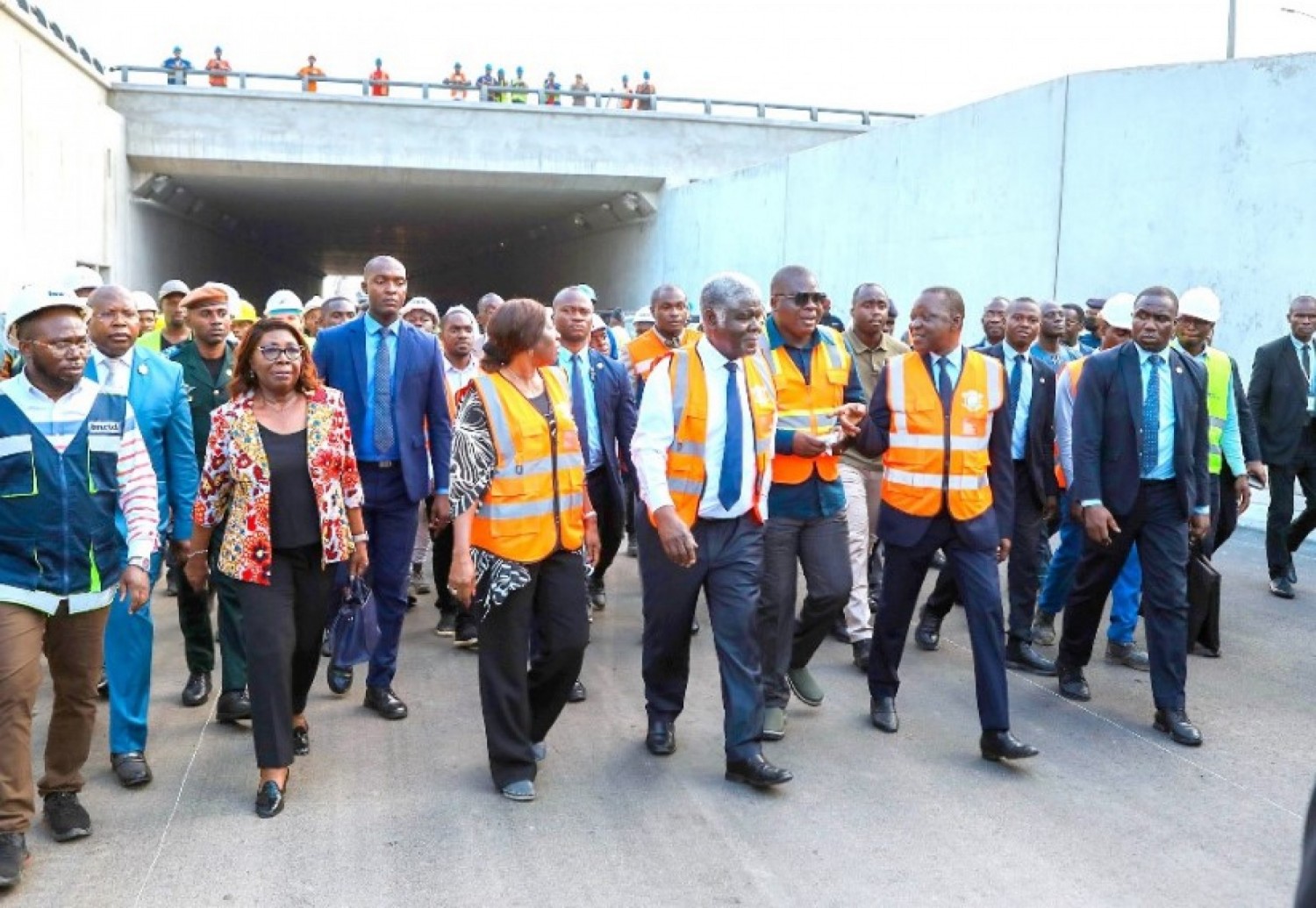 Côte d'Ivoire : Chantiers de l'échangeur de Macaci et de l'aménagement du Rond-point de la Mairie d'Abobo, dans une  dizaine de jours maximum on devrait pouvoir assurer la liaison, assure le PM