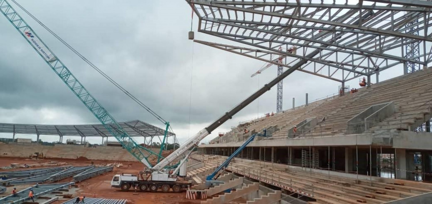 Côte d'Ivoire : AGL assure les opérations logistiques pour la construction des 6 stades de la CAN 2023