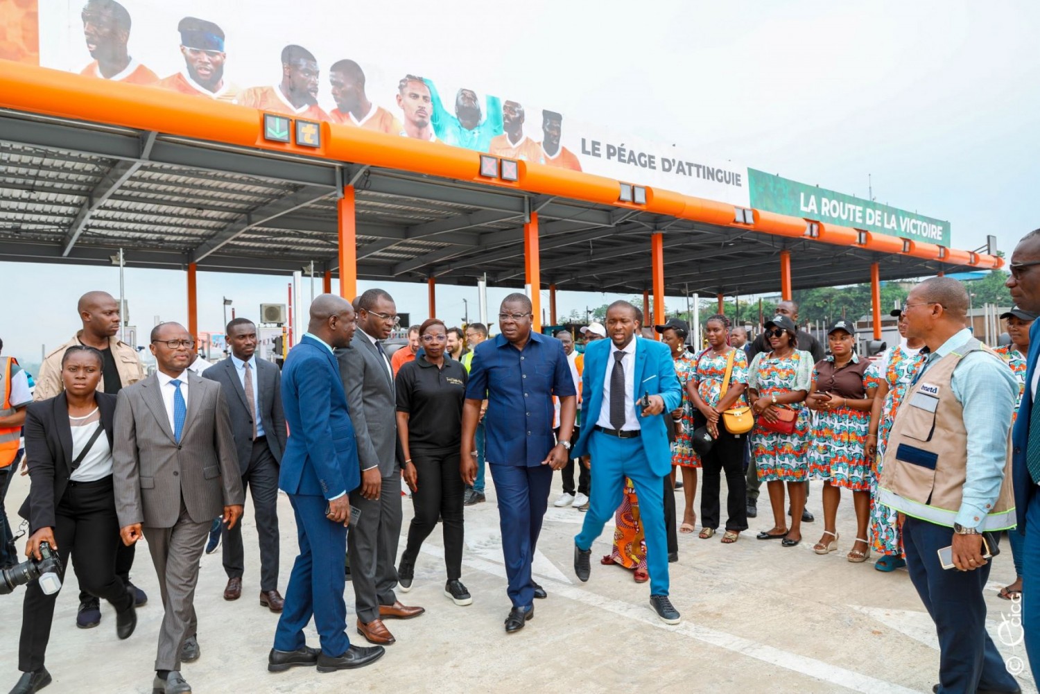 Côte d'Ivoire : Mise en service de l'extension de la station de péage d'Attinguié