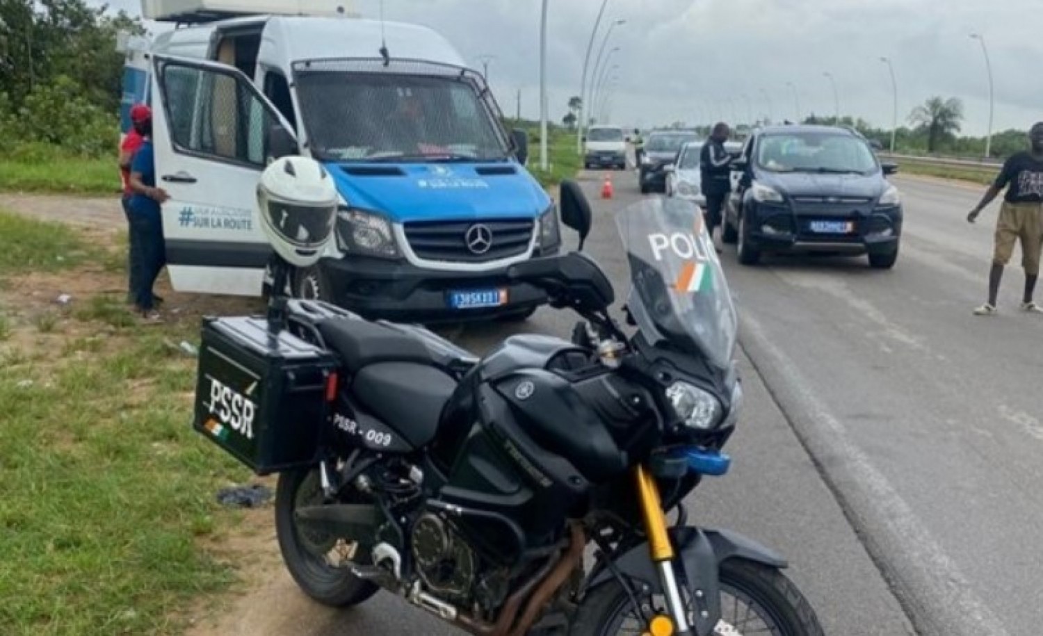 Côte d'Ivoire : Risques routiers et flux d'automobiles liés à l'organisation liés à la CAN, voici les actions de terrain menées par  la Police Spéciale