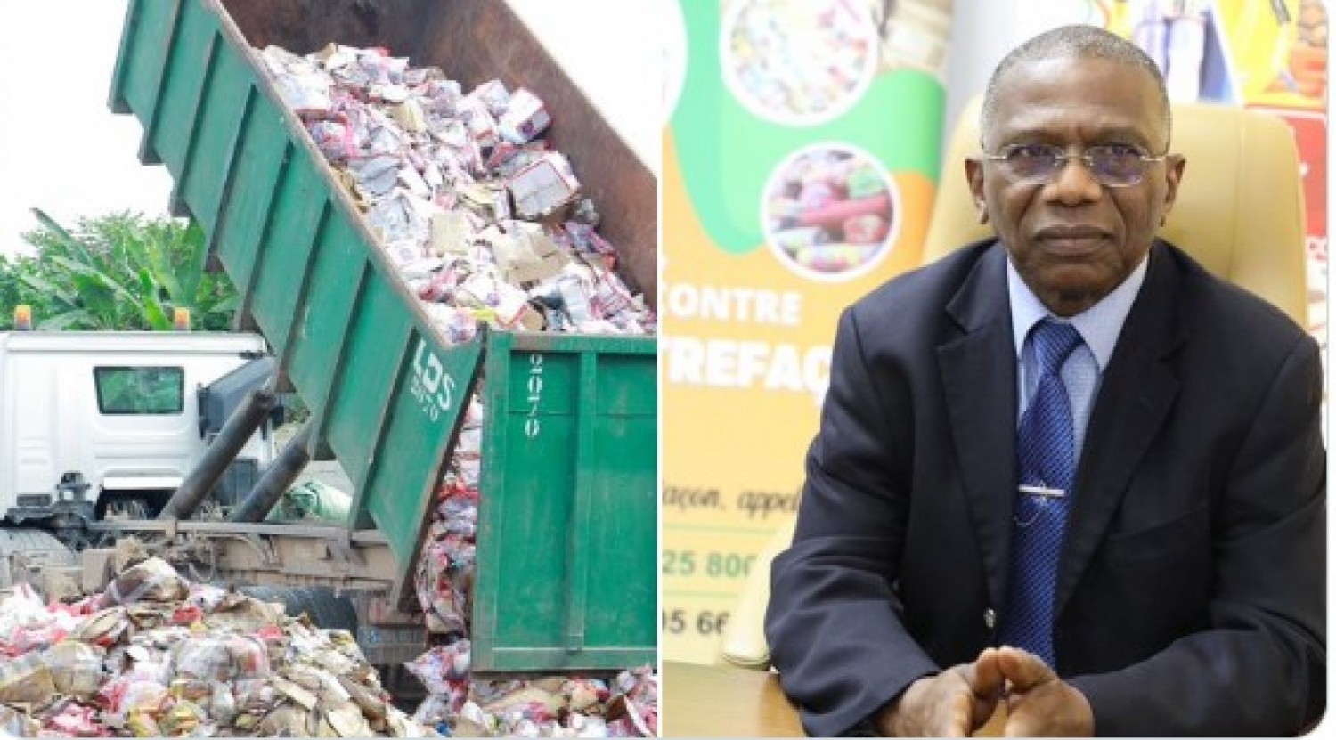 Côte d'Ivoire : Les produits de contrefaçon en circulation estimés à une valeur de 150 milliards de FCFA, selon le Comité national de Lutte Contre la Contrefaçon (CNLC)