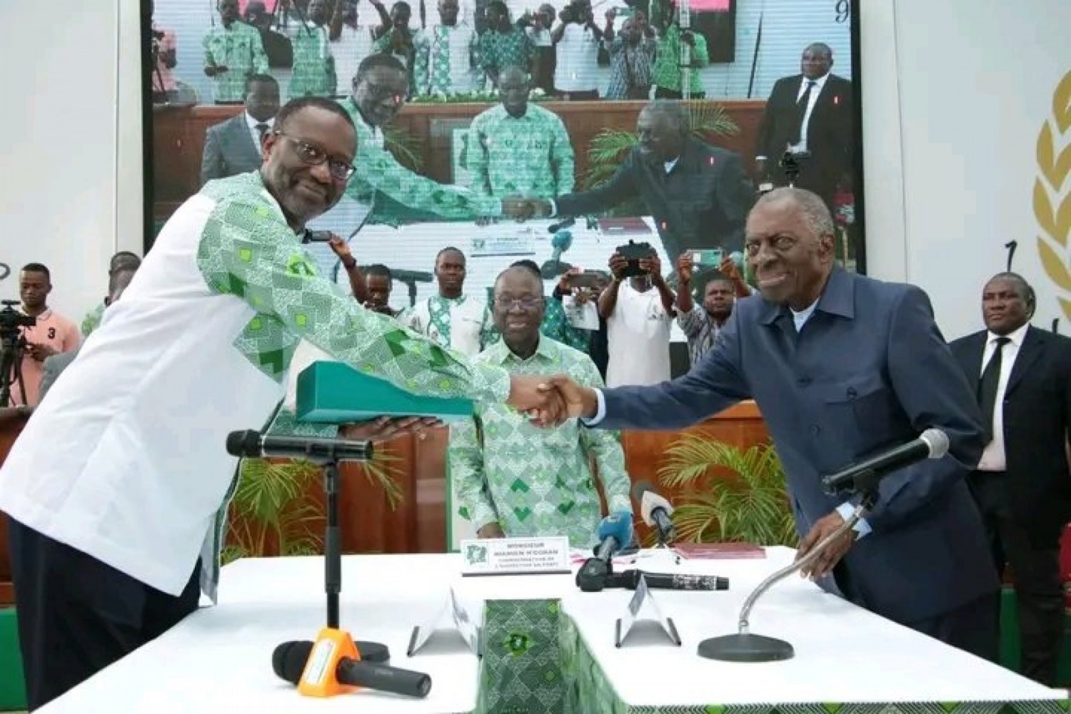 Côte d'Ivoire : Elu en décembre,  Tidjane Thiam a pris officiellement fonction à la présidence du PDCI-RDA