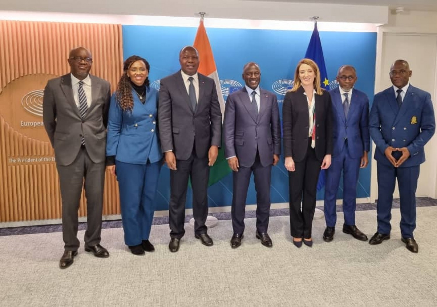 Côte d'Ivoire : Bruxelles, Bictogo et la présidente du parlement européen, Roberta Metsola évoquent la situation sécuritaire en Afrique de l'Ouest
