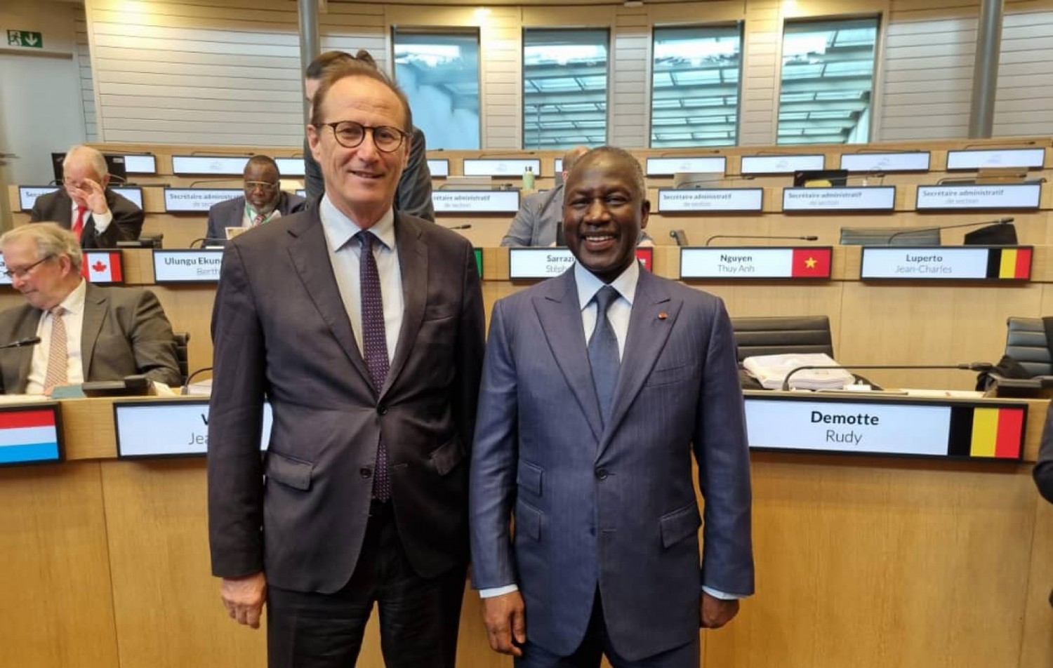 Côte d'Ivoire : Bruxelles, Adama Bictogo participe à la réunion du Bureau de l'Assemblée Parlementaire de la Francophonie