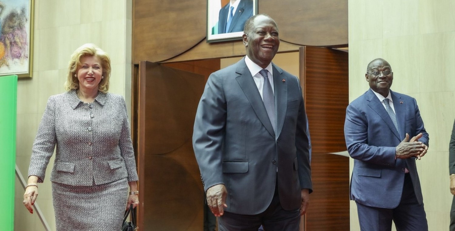 Côte d'Ivoire : Le couple Ouattara et le VPR Koné ont regagné Abidjan après un séjour en France et en Italie