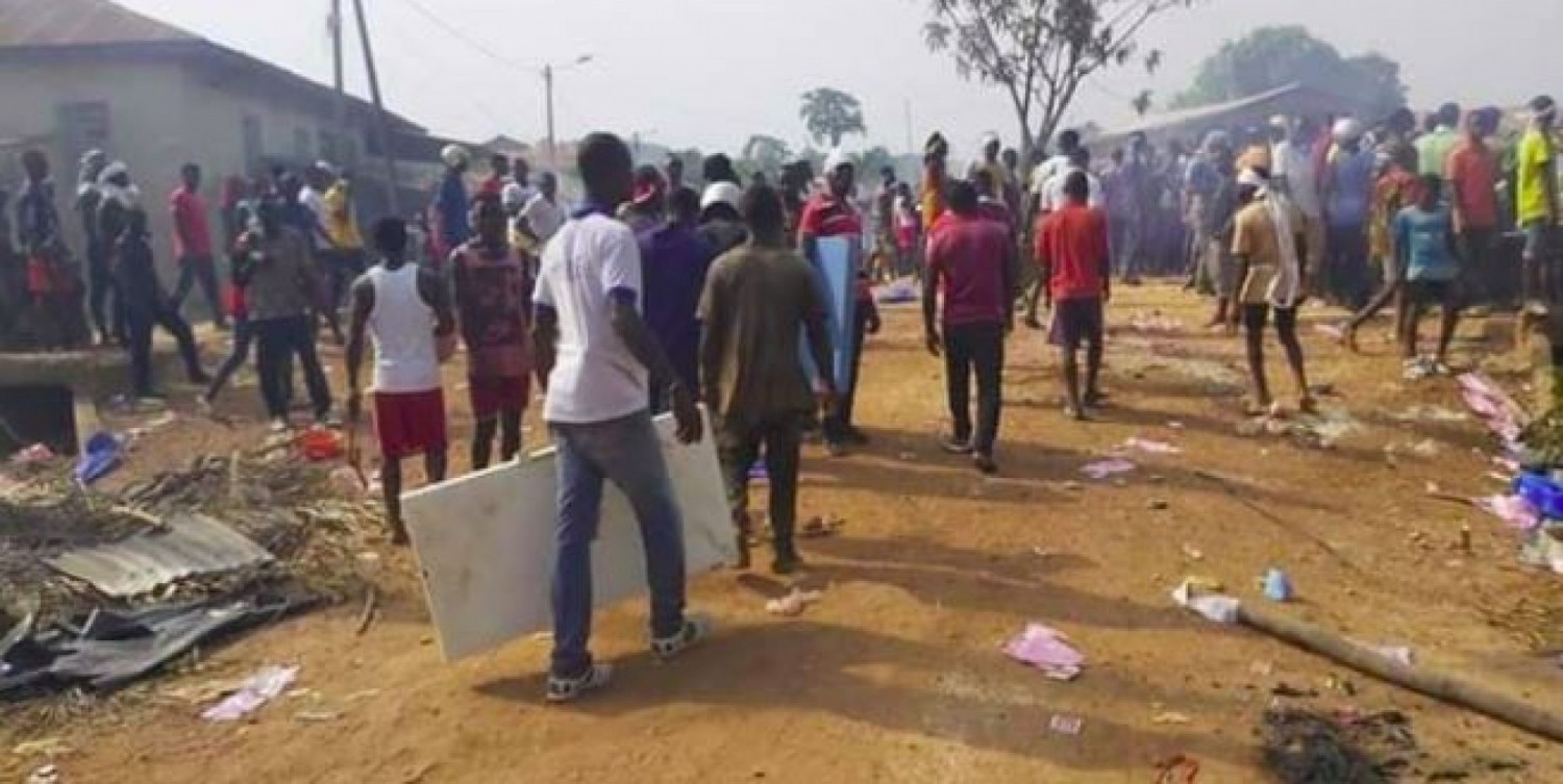 Côte d'Ivoire : Sikensi, tension post-victoire des éléphants, bagarre rangée entre jeunes, des blessés