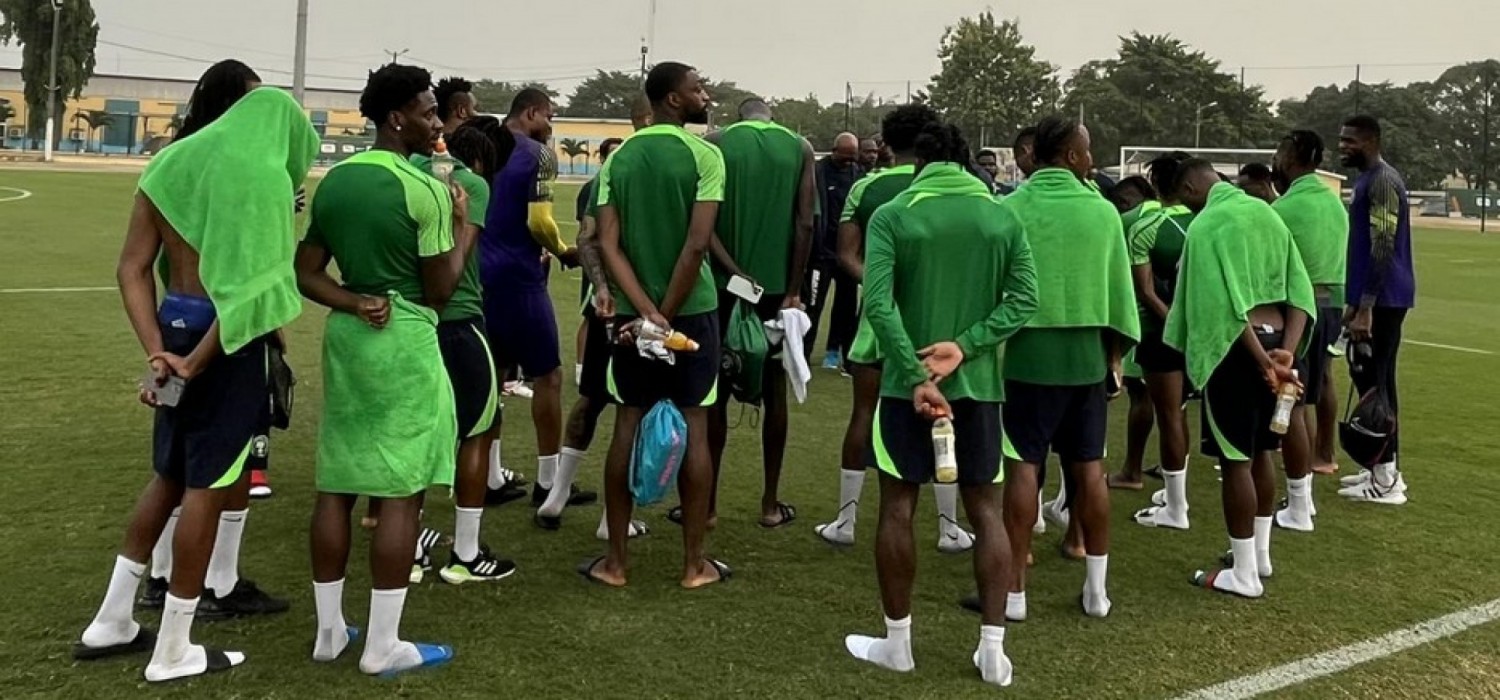 Nigeria :  Demi-finale CAN 2023, les Super Eagles arrivés à Bouaké, consignes aux supporters en Afrique du Sud
