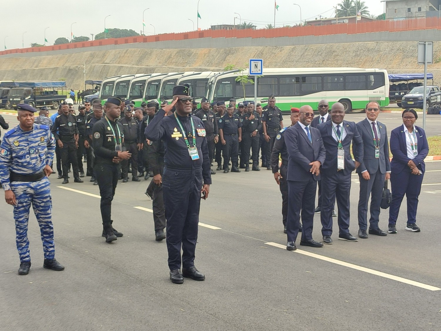 CAN 2023 : Sécurité autour du match C.I-RDC, 2000 éléments déployés au stade d'Ebimpé