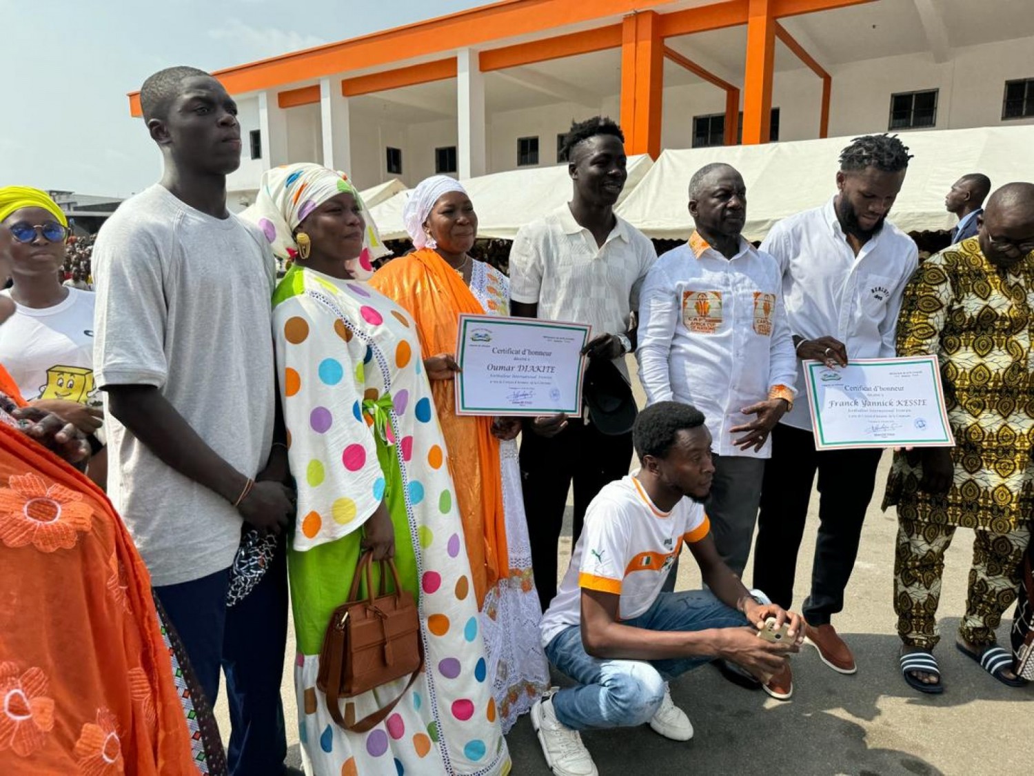 CAN 2023 : Après le sacre, Yopougon honore Franck Kessié et Oumar Diakité, deux fils de la commune