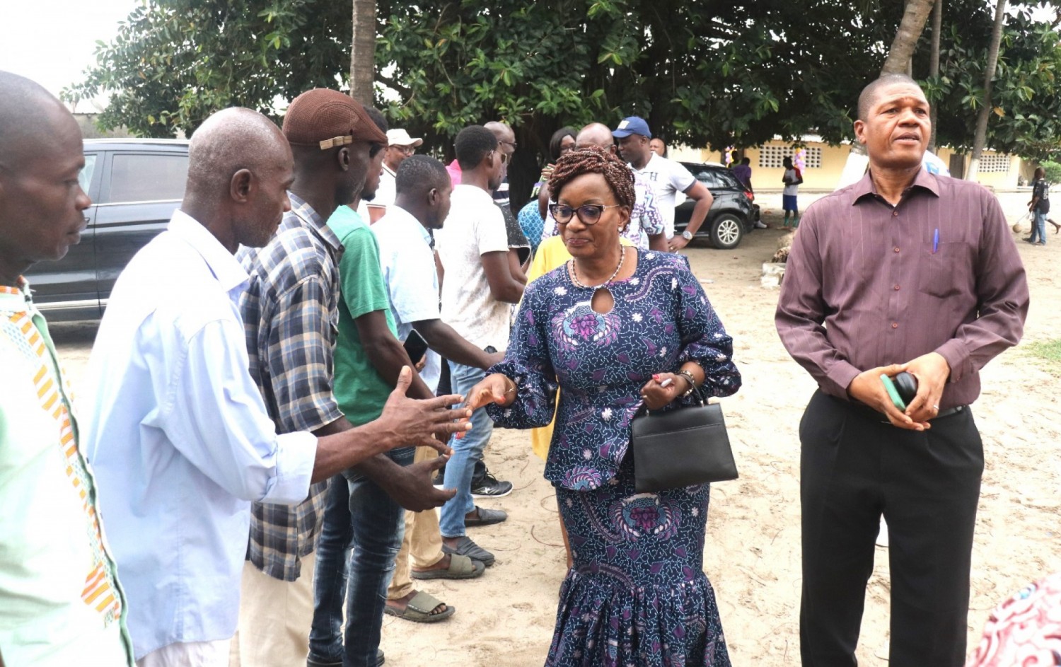 Côte d'Ivoire : PPA-CI, Agnès Monnet en mission d'évaluation pour l'implantation du parti de Gbagbo dans le district d'Abidjan