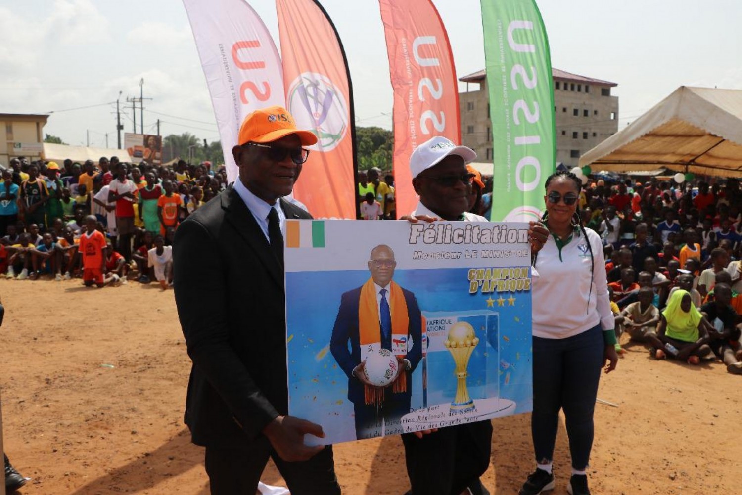 Côte d'Ivoire : Oissu saison 2023-2024, le Ministre délégué au sport veut des  pépites qui sauront irradier de leurs talents le monde entier
