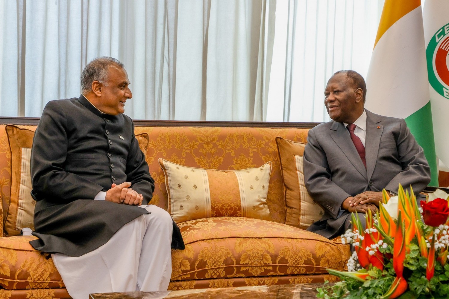 Côte d'Ivoire : Avant son départ, l'Ambassadeur du Pakistan plaide auprès de Ouattara pour l'ouverture d'une Ambassade à Islamabad