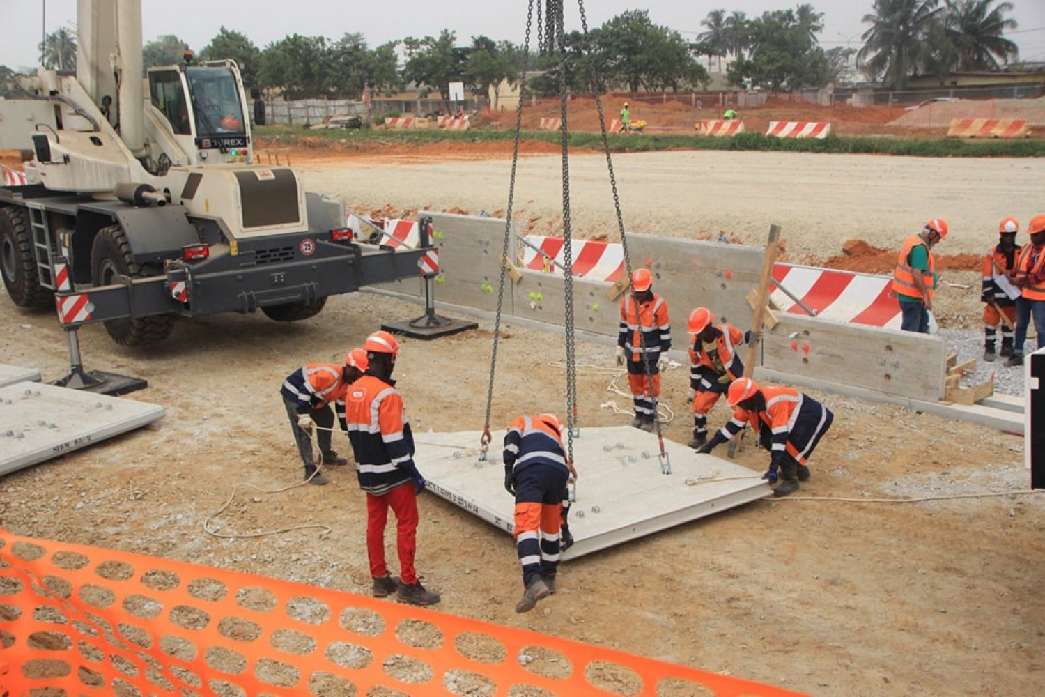 Côte d'Ivoire : Abobo, le projet de métro d'Abidjan franchit une autre étape avec la construction des murs VSoL