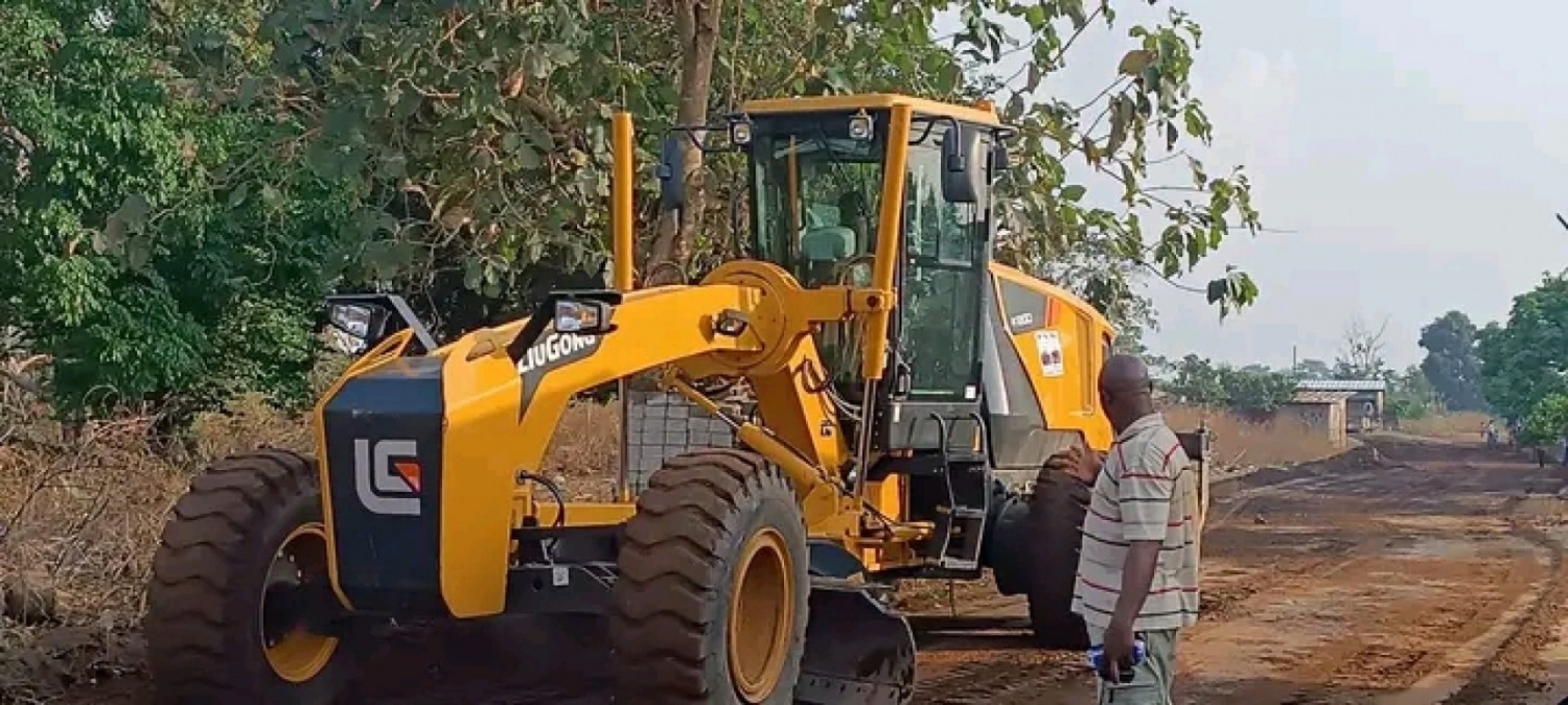 Côte d'Ivoire : Diabo, des routes dégradées entièrement reprofilées par le Délégué PDCI Koumoin René