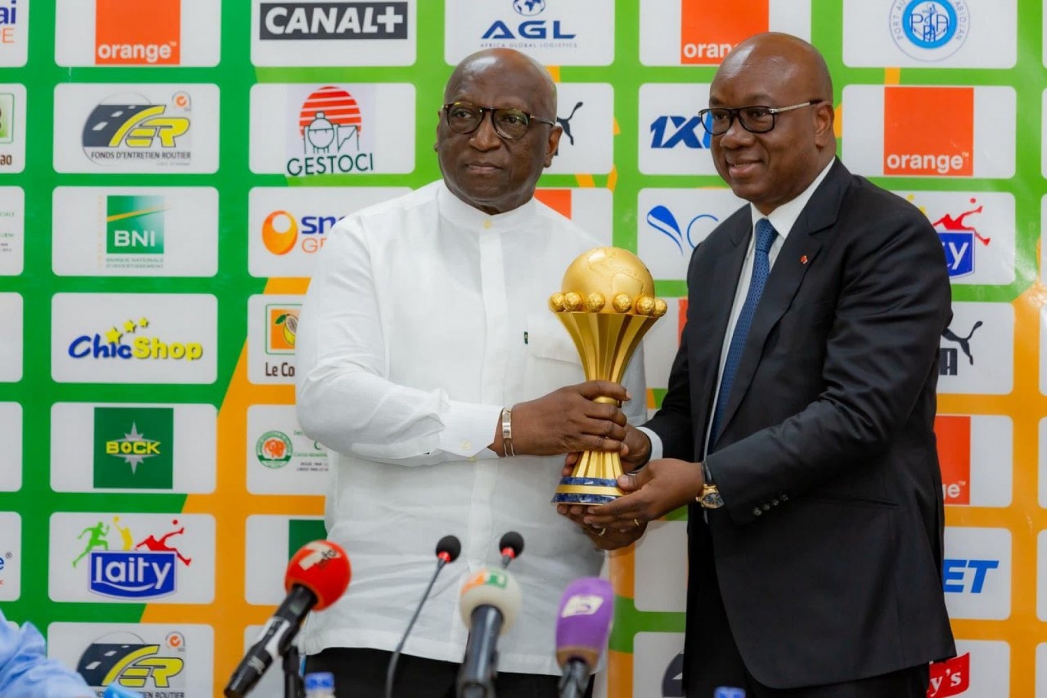 Côte d'Ivoire : Présentation du Trophée de la CAN, les doléances de Jacques Anouma à la FIF pour relever le football local