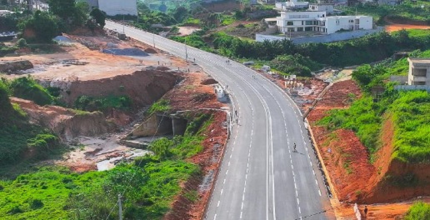 Côte d'Ivoire : Les travaux de réhabilitation de l'ancienne route de Bingerville bientôt achevés, assure l'AGEROUTE
