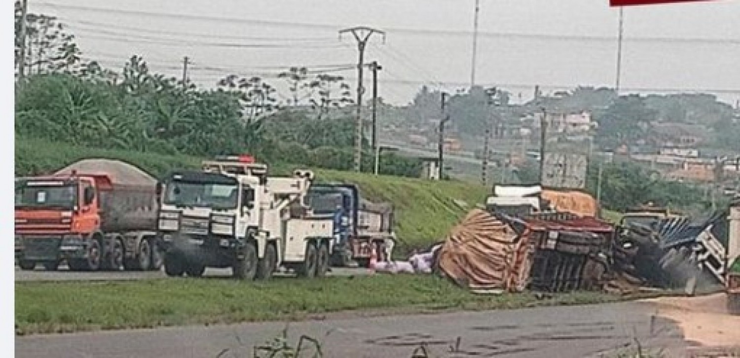 Côte d'Ivoire : Un accident mortel signalé sur l'autoroute du nord dans le sens Abidjan-Yamoussoukro, la voie fermée