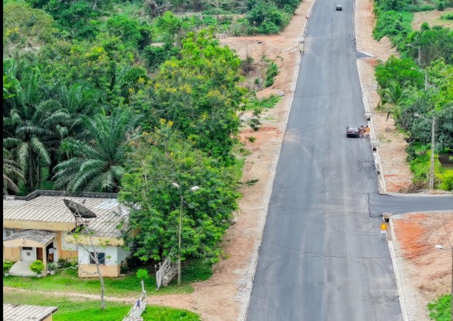 Côte d'Ivoire : Agneby-Tiassa, travaux de renforcement de la route Agboville-Grand Morié et de bitumage de Grand Morié –Agou