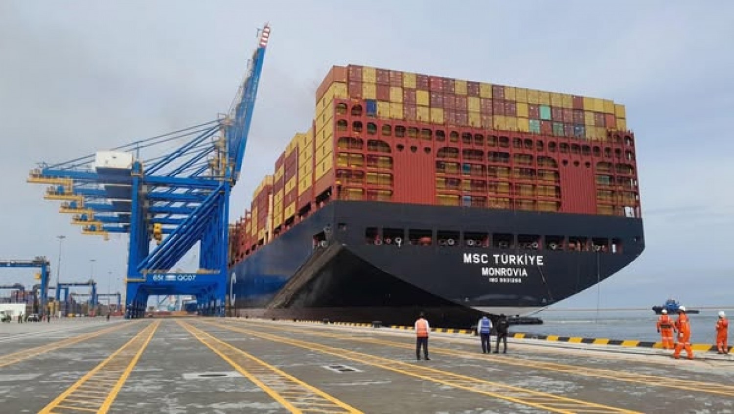 Cameroun : Le port de Kribi entre dans la cour des grands, le géant MSC Türkiye inaugure le nouveau terminal