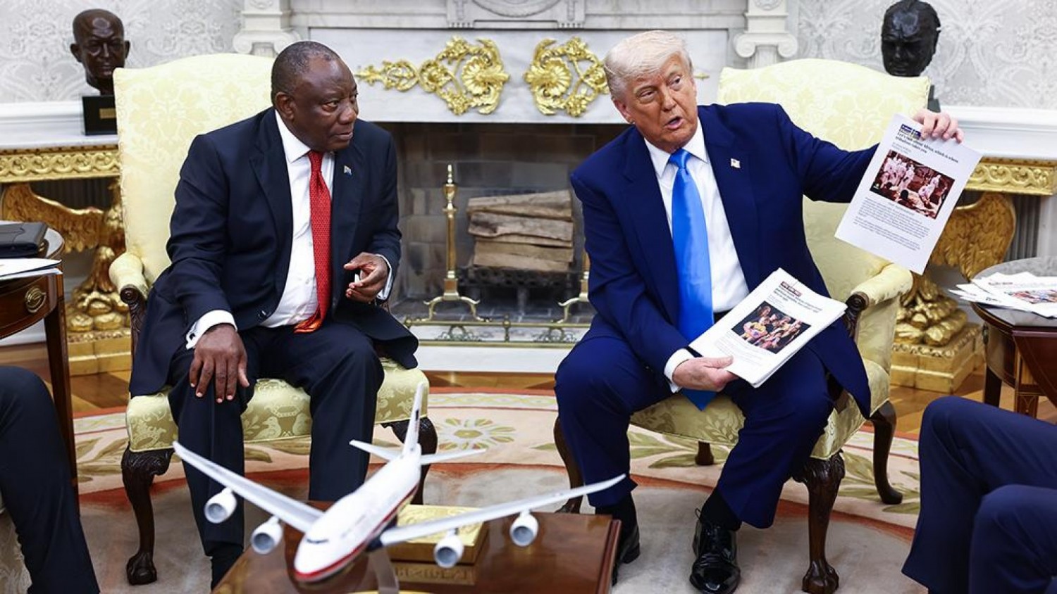 Afrique du Sud -USA : Rencontre tendue entre Donald Trump et Ramaphosa autour de « Fake News »