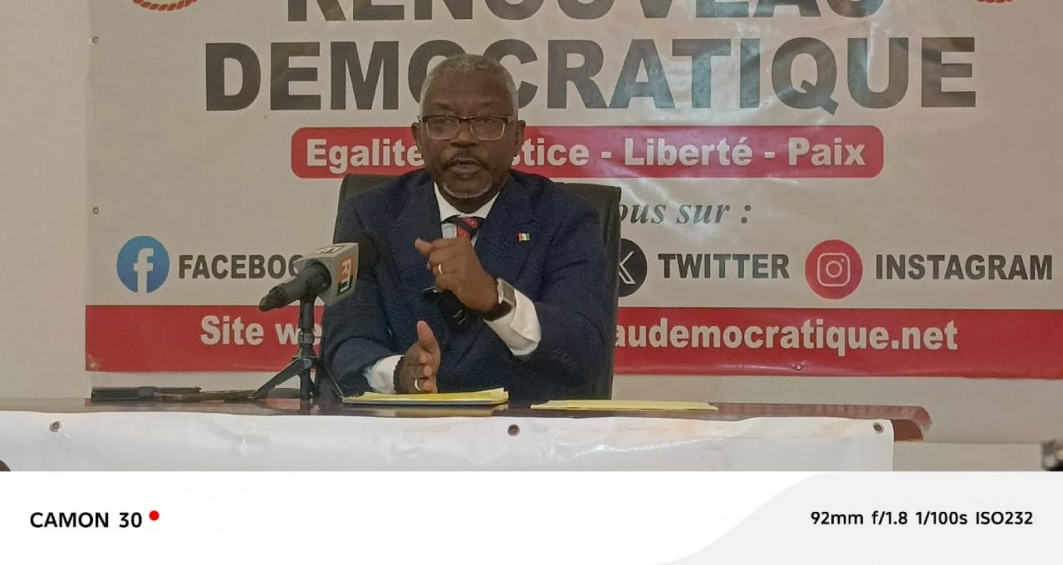 Côte d'Ivoire : Le Renouveau Démocratique claque la porte de la CAP-CI, Lamoussa Djinko dénonce un déficit de démocratie