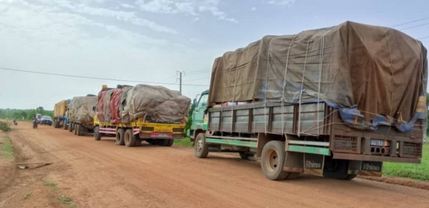 Côte d'Ivoire : « Disparition » d'un convoi de 13 camions de cajou en partance pour le Ghana en avril, le cerveau de l'opération mis aux arrêts