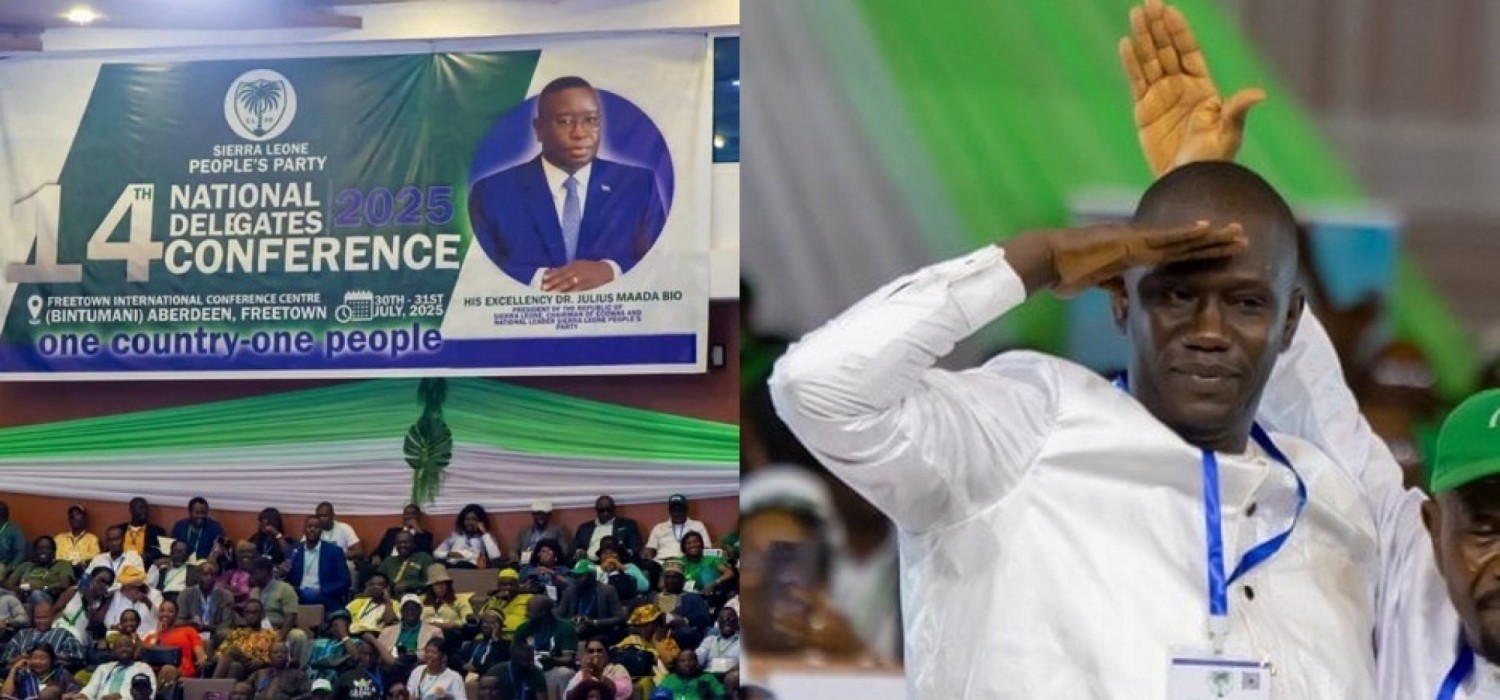Sierra Leone :  Le SLPP au pouvoir élit Jimmy Batilo Songa comme président national et vise les élections 2028