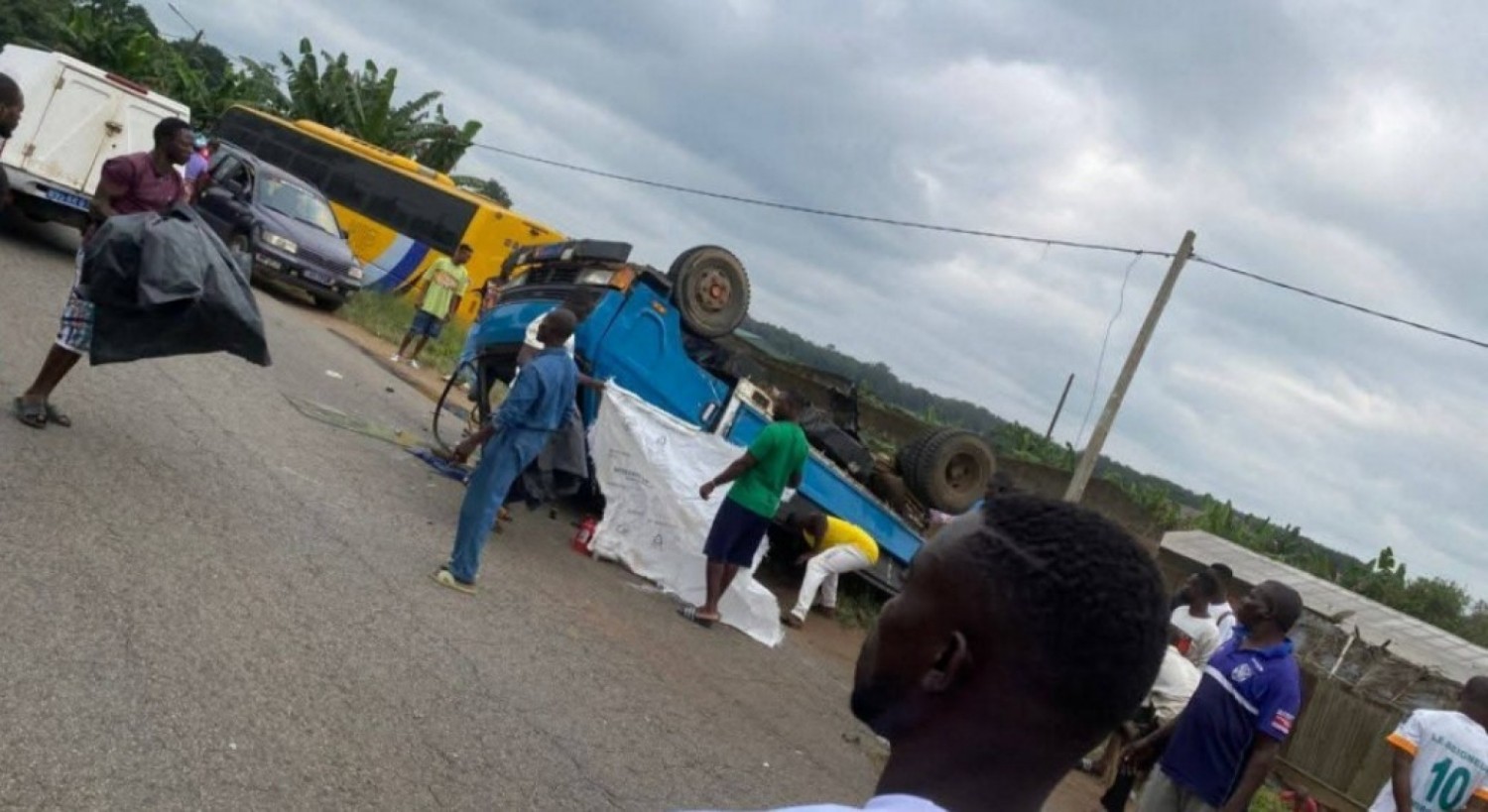 Côte d'Ivoire : Drame de la route à Larabia, un mort et deux blessés dans une collision multiple