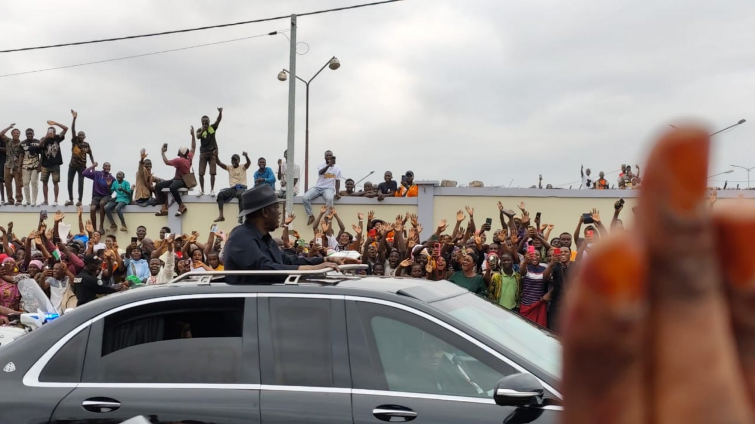 Côte d'Ivoire : Arrivé à Bouaké pour l'indépendance, le Président Ouattara accueilli avec ferveur par la population