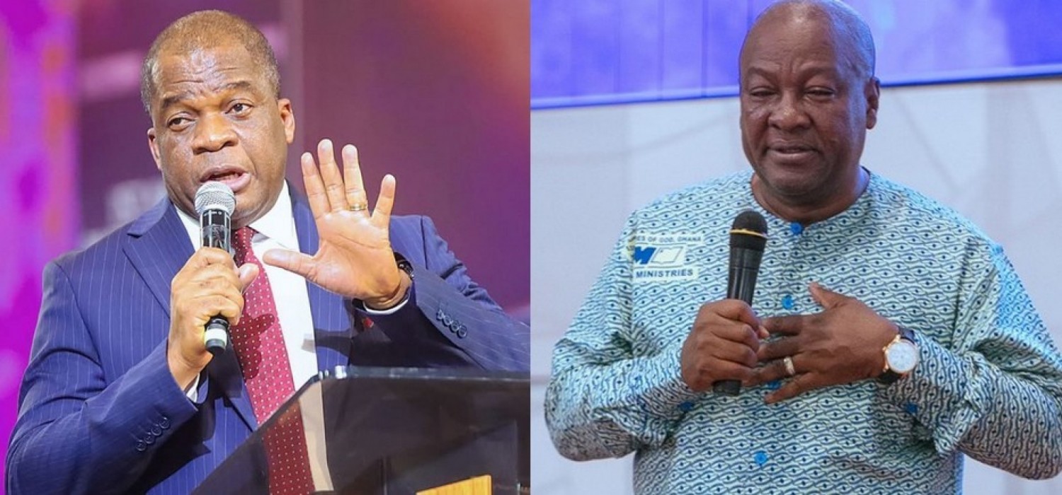 Ghana :  Le pasteur Wengam révèle comment Mahama a échappé de justesse au tragique accident d'hélicoptère