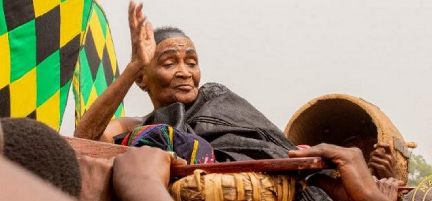 Ghana :  Royaume Ashanti, décès de la reine mère Nana Konadu Yiadom III