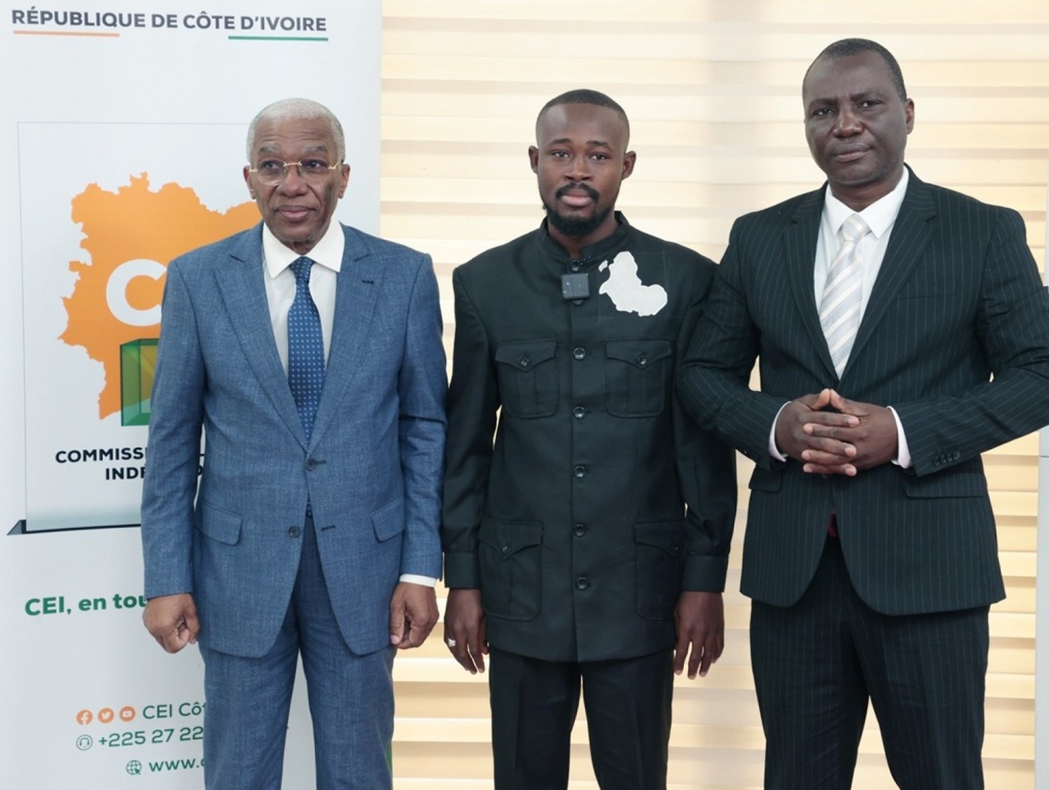 Côte d'Ivoire : Présidentielle 2025, Dabé Yves Michel Junior, le porte-voix d'une jeunesse en quête de justice générationnelle a déposé ses dossiers à la CEI
