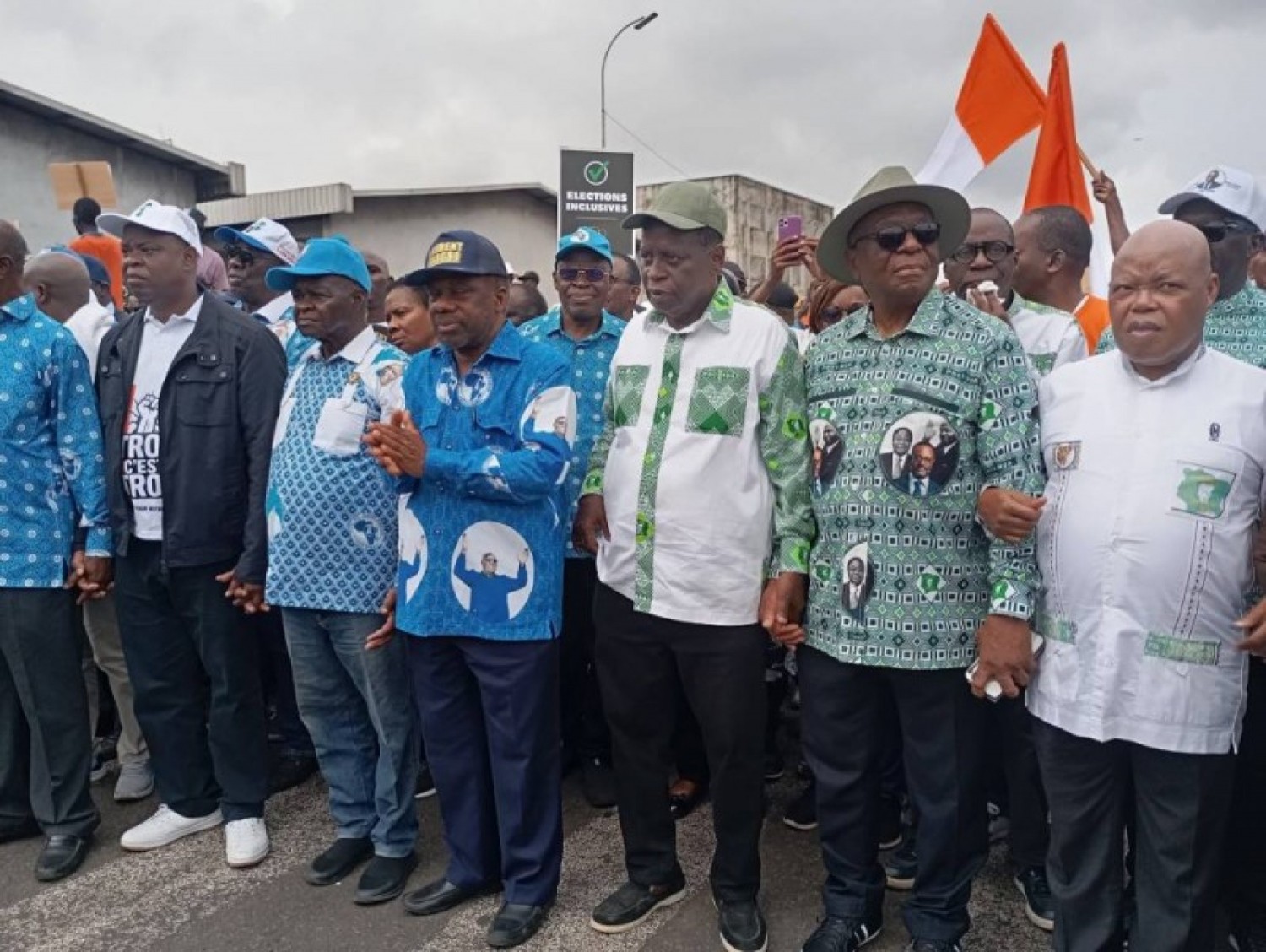 Côte d'Ivoire : Marche du 9 août à Yopougon, le Front Commun salue ses militants pour leur mobilisation exceptionnelle et dénonce les actes d'intimidations