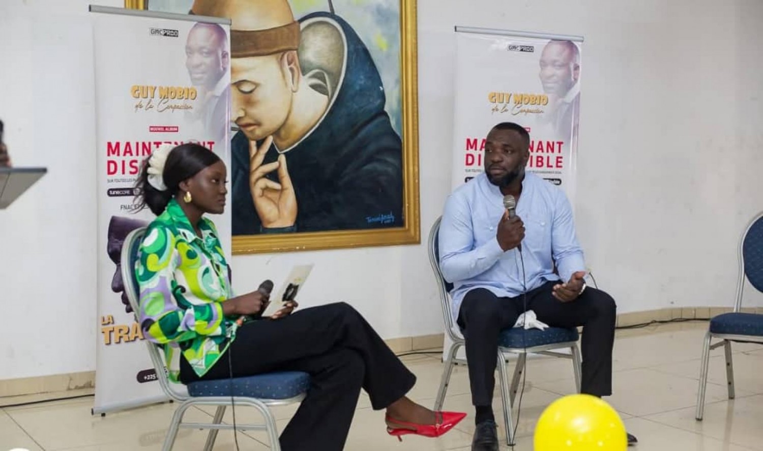 Côte d'Ivoire : Le chantre   Guy Mobio célèbre 