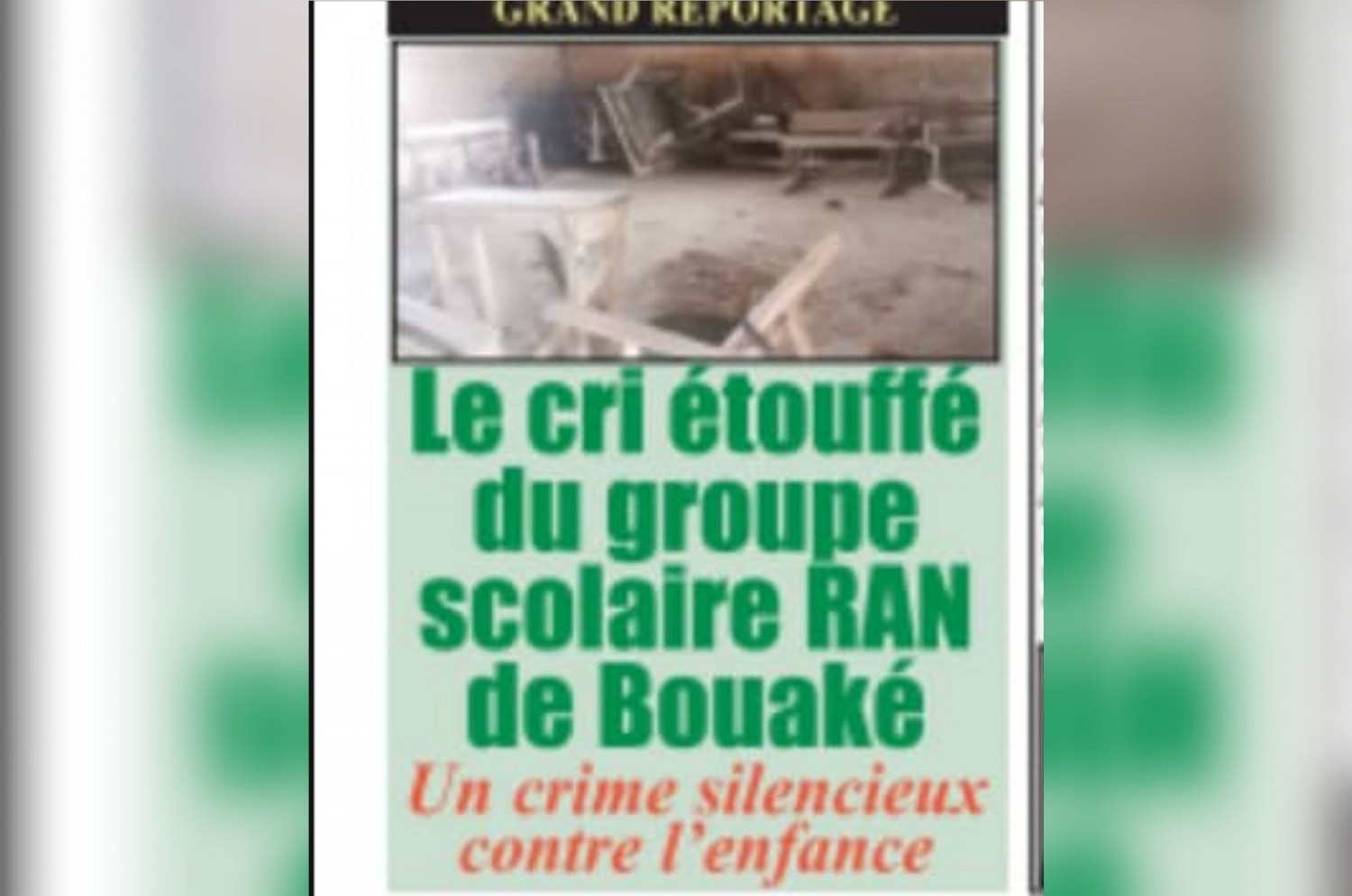 Côte d'Ivoire : Bouaké, pour avoir révélé l'état désastreux d'une école primaire publique, un journaliste menacé de mort