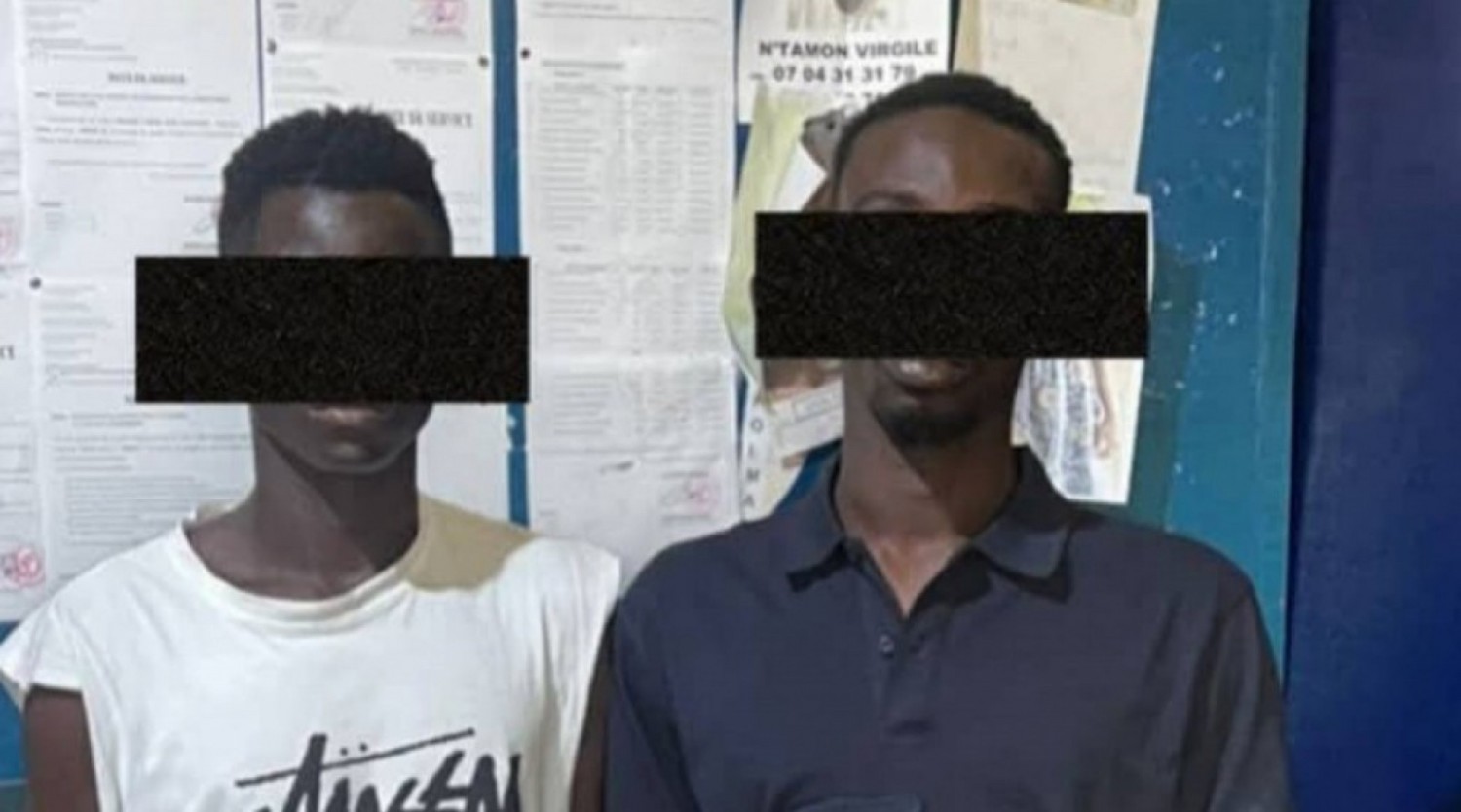 Côte d'Ivoire : Yamoussoukro, deux malfrats arrêtés après un vol à l'arraché en pleine rue