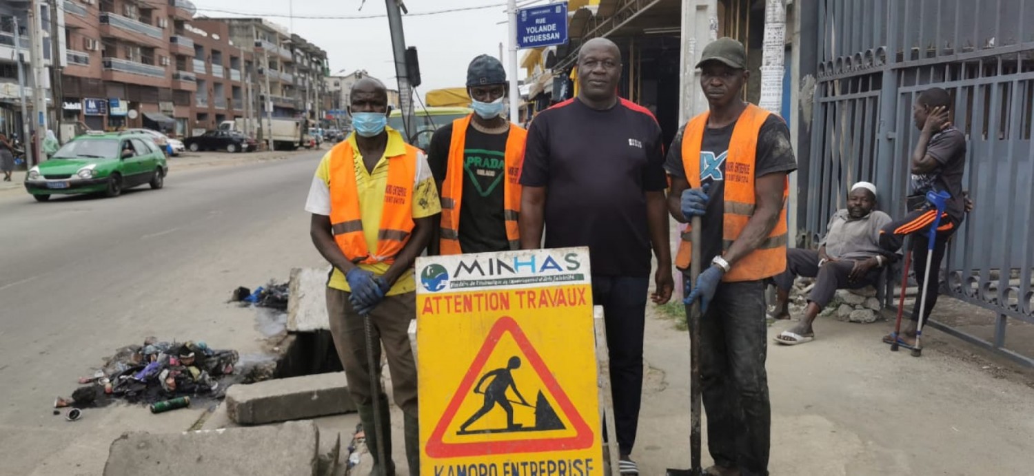 Côte d'Ivoire : Curage des caniveaux, l'offensive de Bouaké Fofana saluée par les populations