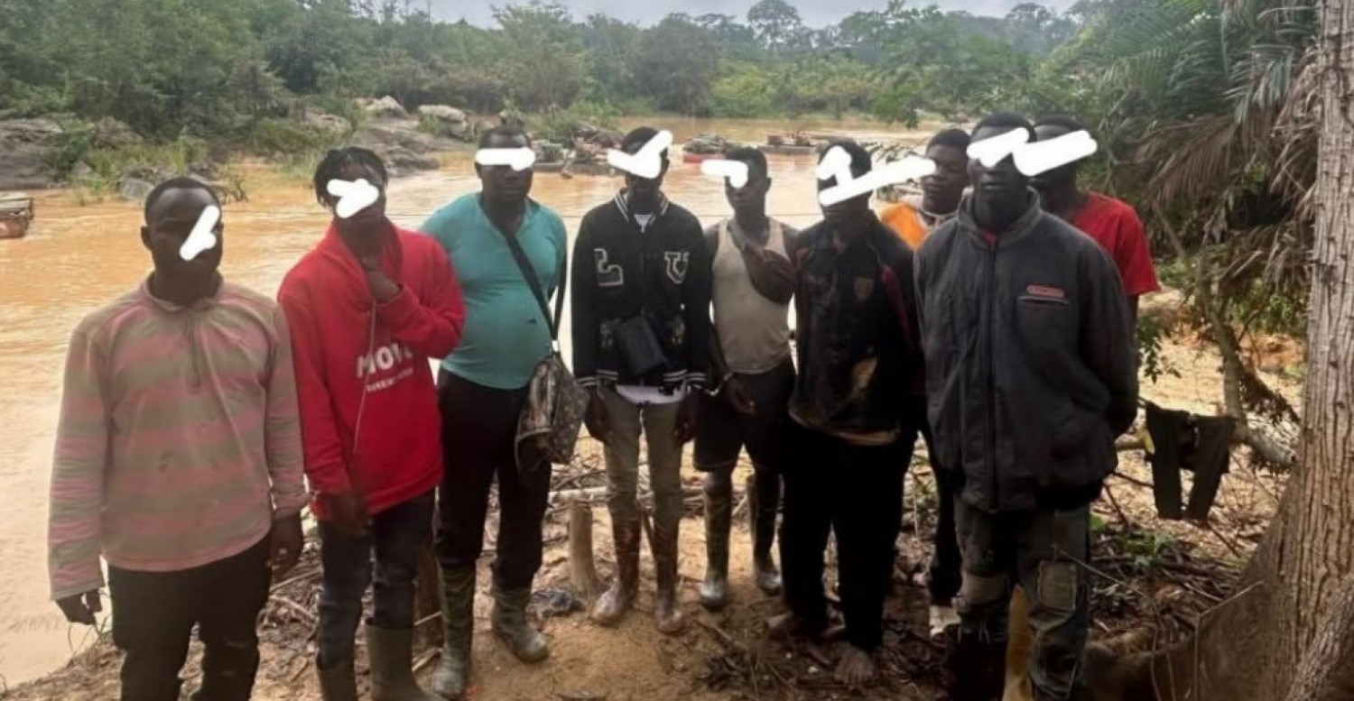 Côte d'Ivoire : Coup de filet à Alépé, un réseau d'orpaillage clandestin démantelé