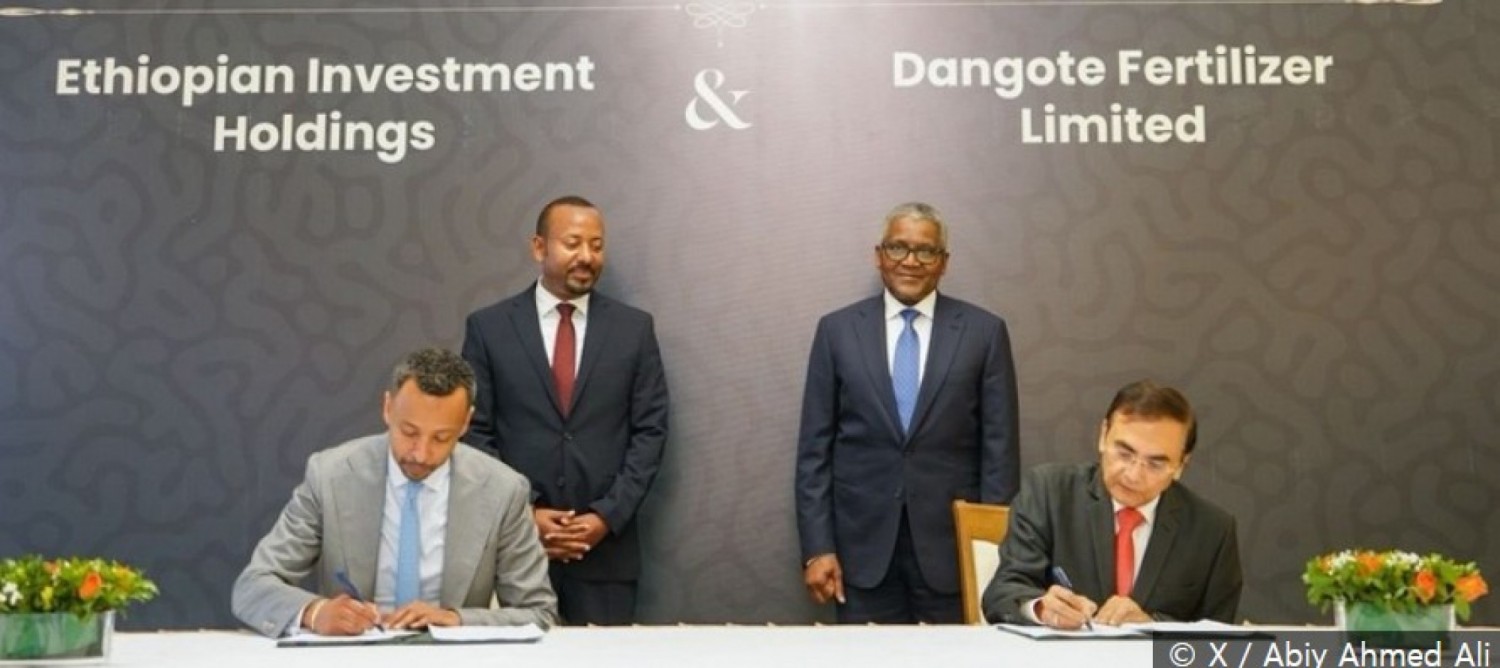 Nigeria-Ethiopie : Dangote Groupe et Abiy Ahmed s'allient pour construire une usine d'engrais de 2,5 milliards de dollars