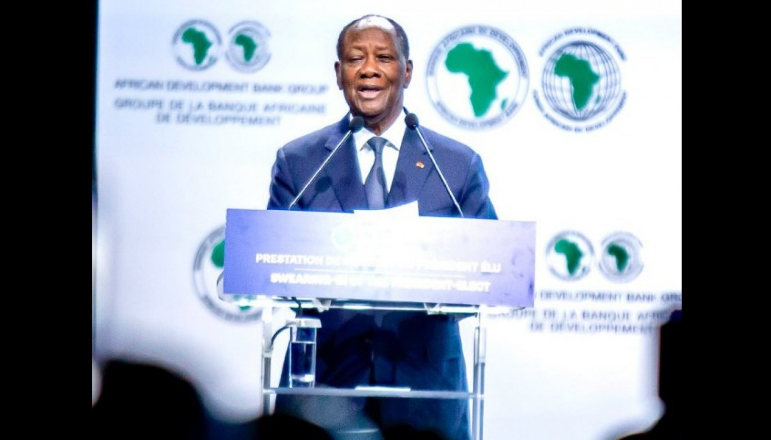Côte d'Ivoire : BAD, investiture de Sidi Ould Tah, Ouattara plaide pour des investissements durables et une jeunesse actrice du changement