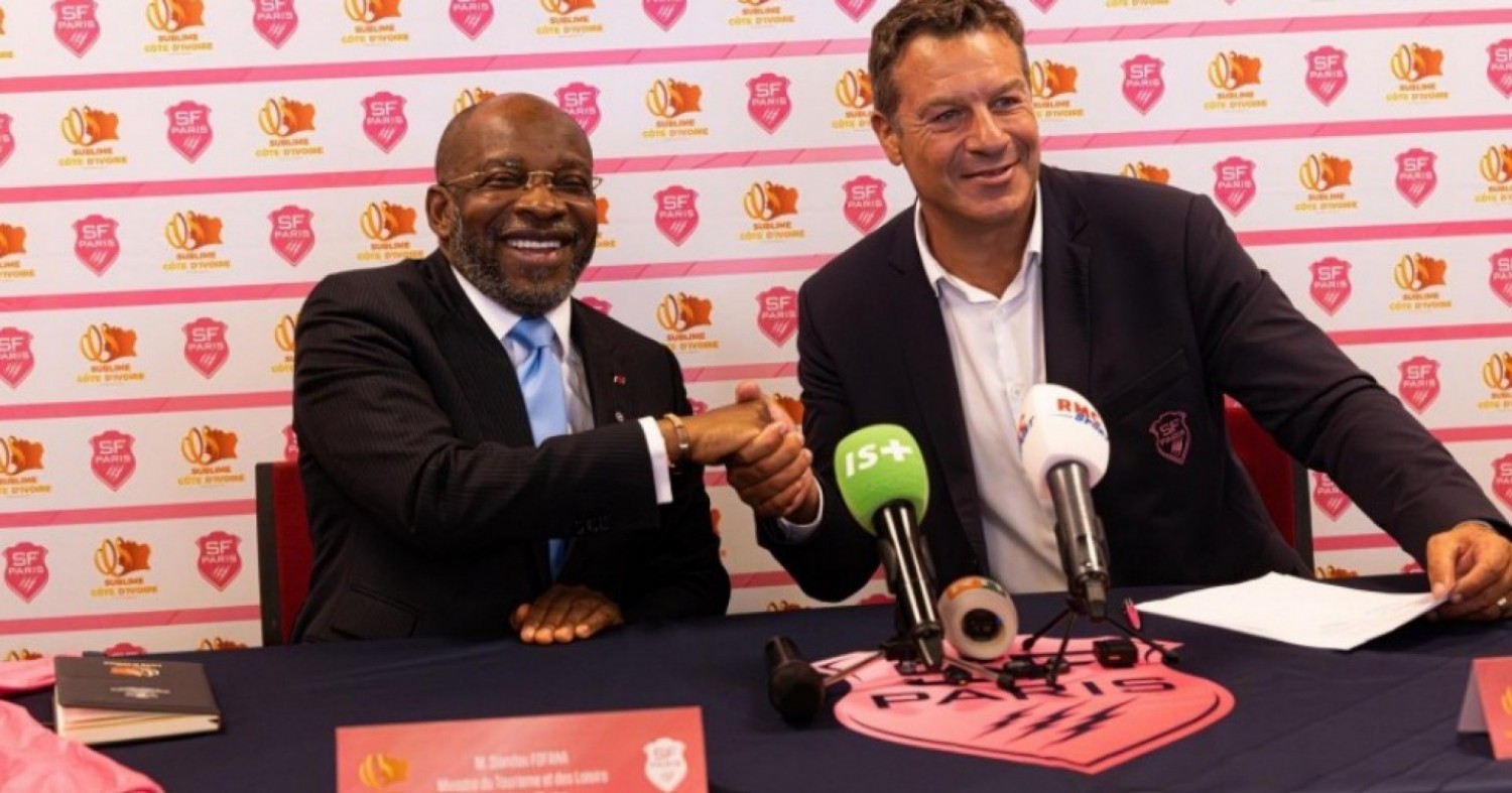 Côte d'Ivoire : Tourisme sportif, après l'OM, « Sublime Côte d'Ivoire » bientôt visible sur le maillot du Stade Français Paris, un club de rugby