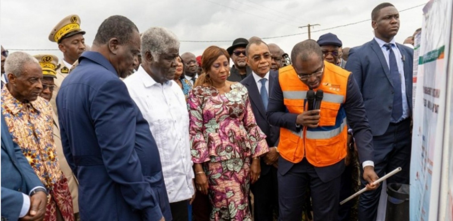 Côte d'Ivoire : Infrastructures routières, inauguration et lancement de travaux dans les Régions du Moronou et du N'Zi 40 ans après la promesse d'Houphouët