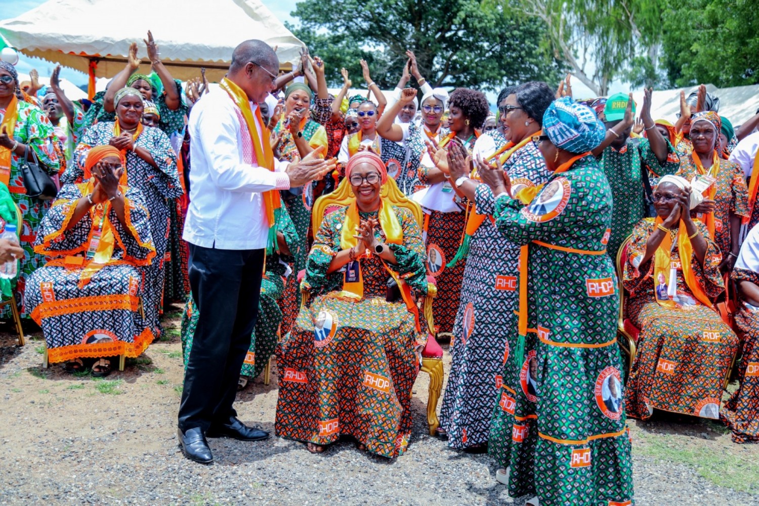 Côte d'Ivoire : À Boundiali, les femmes RHDP de la Bagoué affichent leur unité derrière Alassane Ouattara