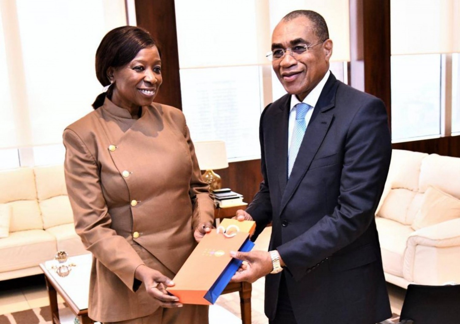 Côte d'Ivoire : Le Ministre Adama Coulibaly et la Directrice de l'UNPFA planchent sur les financements innovants