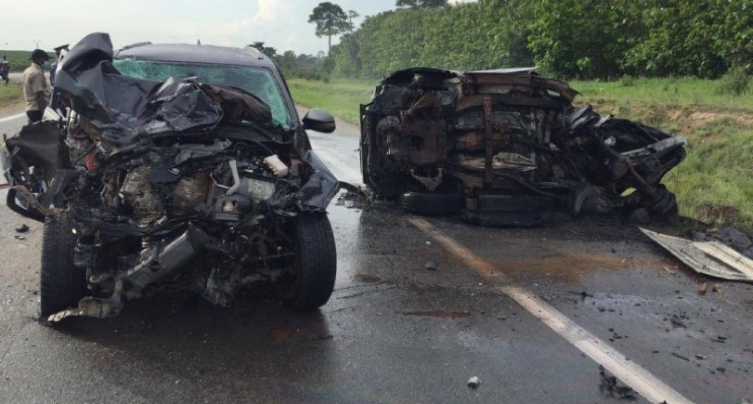 Côte d'Ivoire : Axe Katiola-Bouaké, un véhicule transportant des bovins perd le contrôle sur l'autoroute du nord, un mort