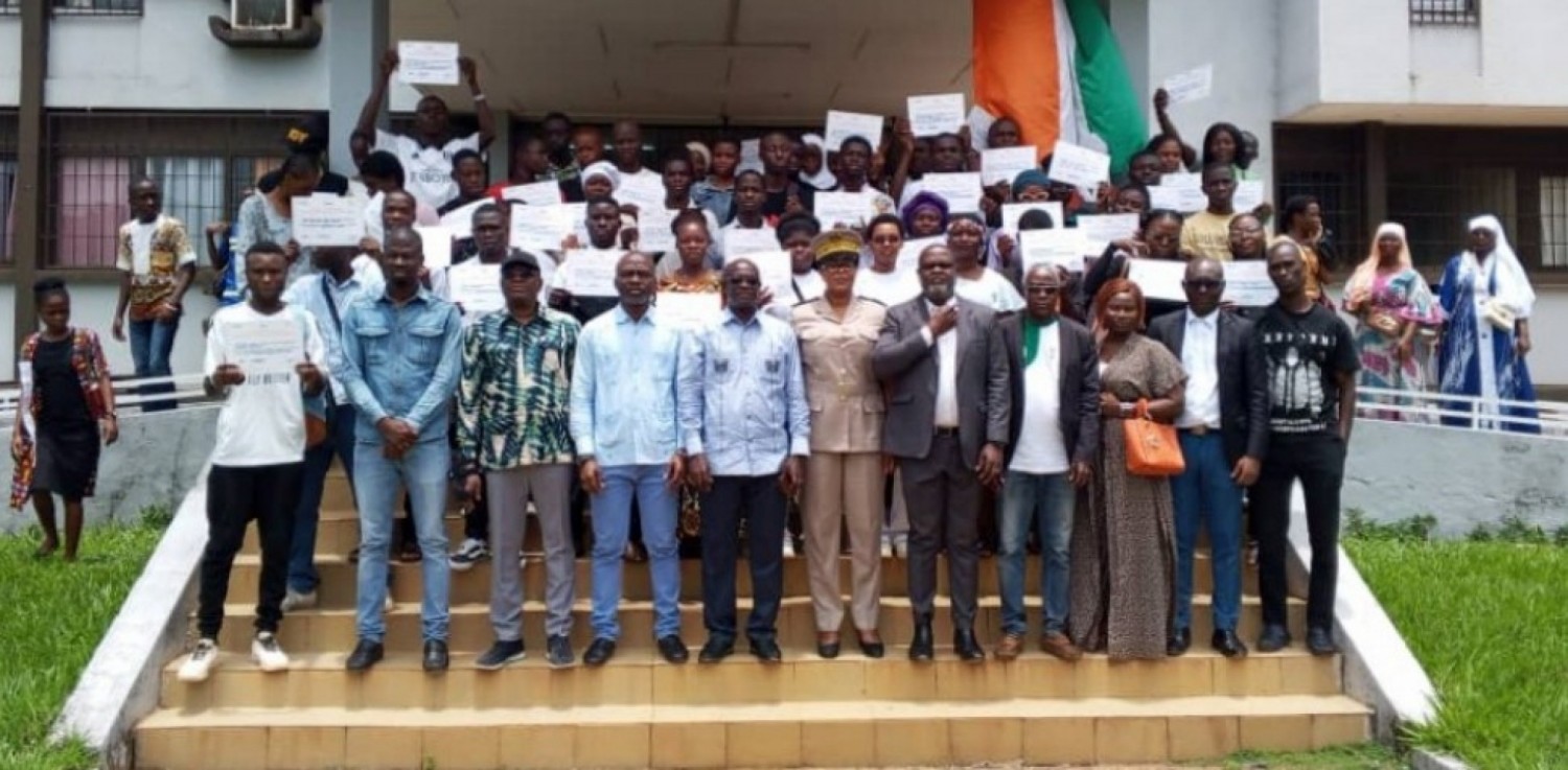 Côte d'Ivoire : Man, clôture la phase 3 du Programme d'immersion, 76 jeunes Ivoiriens célébrent leur réussite