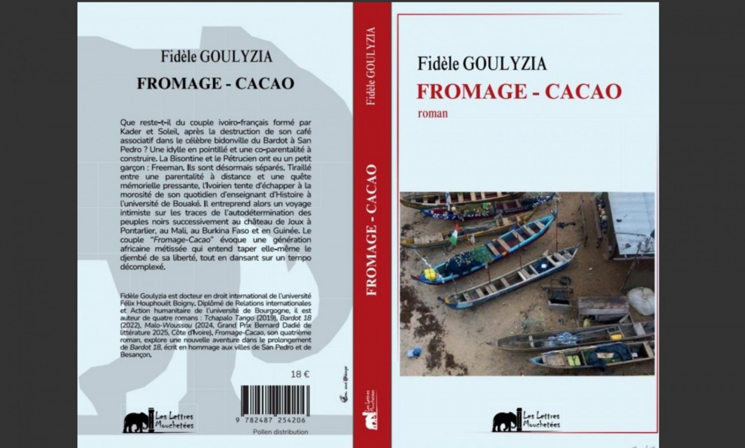 Côte d'Ivoire : Sortie de l'œuvre « Fromage-Cacao », le regard engagé de Fidèle Goulyzia, sur les cicatrices laissées par les amours mixtes, les héritages postcoloniaux et les luttes africaines