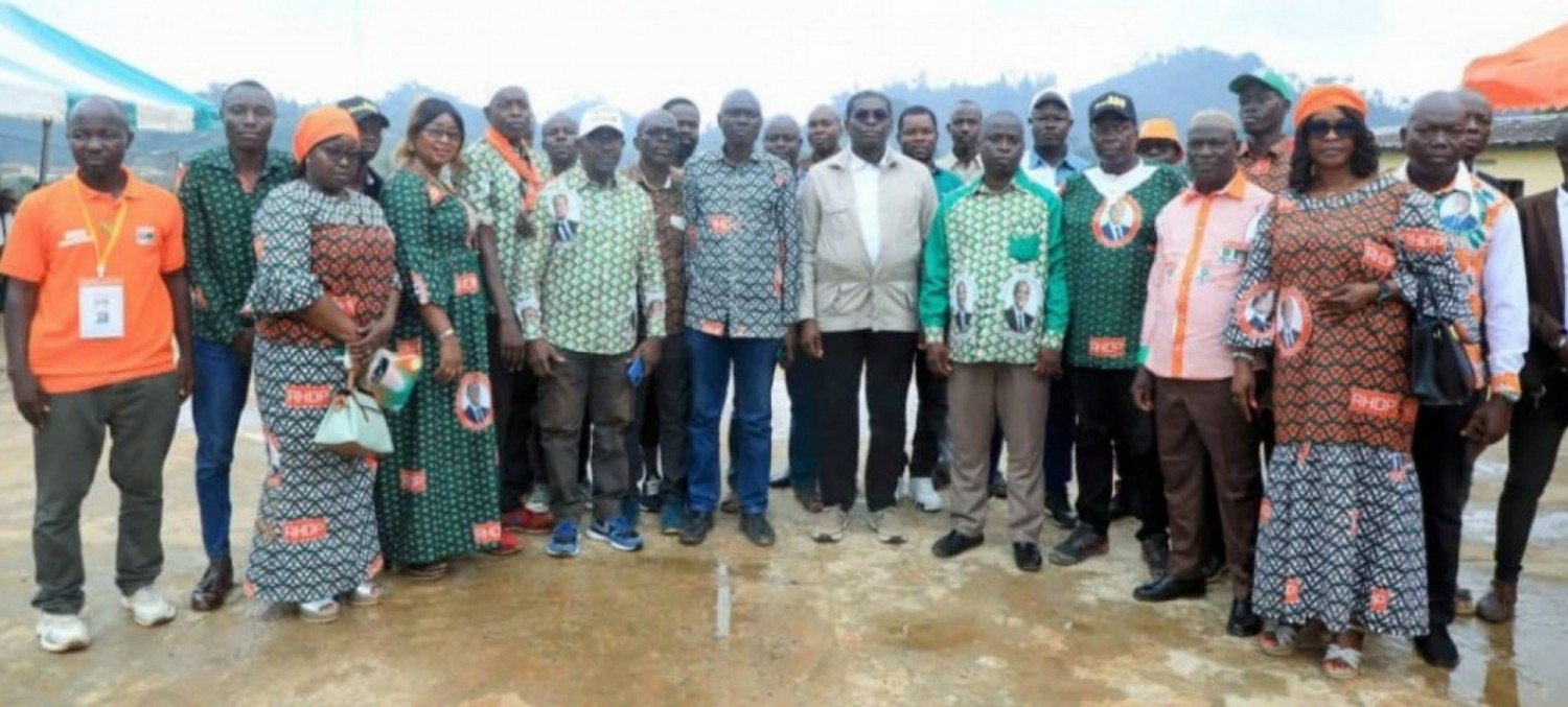 Côte d'Ivoire : Présidentielle, le RHDP remobilise ses troupes  dans le sud-ouest  pour des élections comme la finale de la CAN 2023